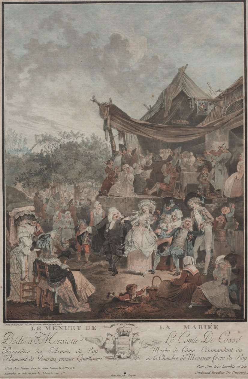 Menuet Oblubienicy autorstwa Philibert Louis Debucourt