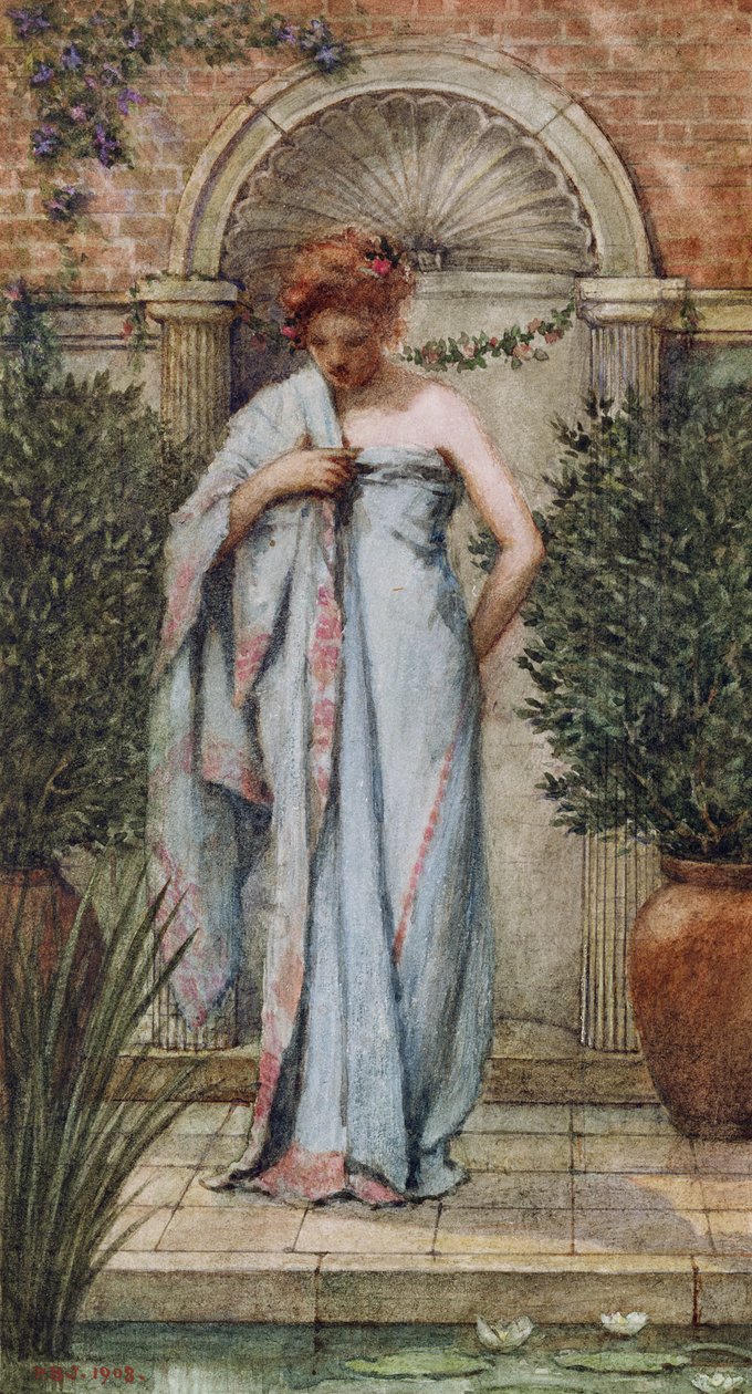 Po kąpieli, 1908 autorstwa Philip Burne Jones