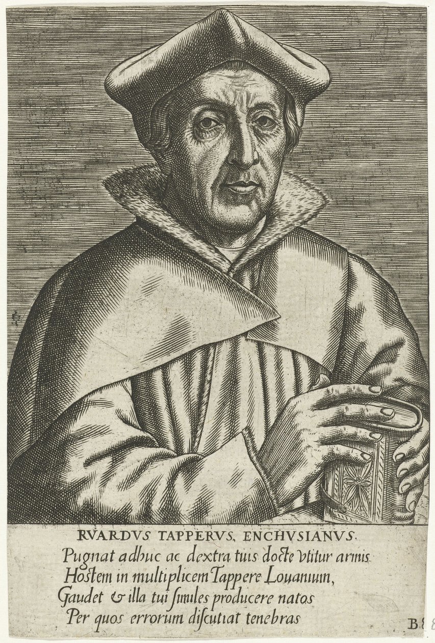 Portret Ruarda Tappera autorstwa Philip Galle