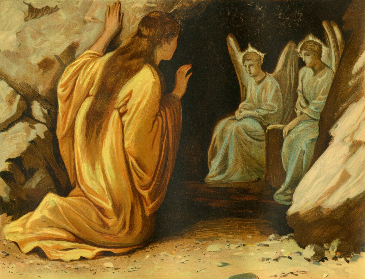 Maria Magdalena przy grobie Jezusa autorstwa Philip Richard Morris