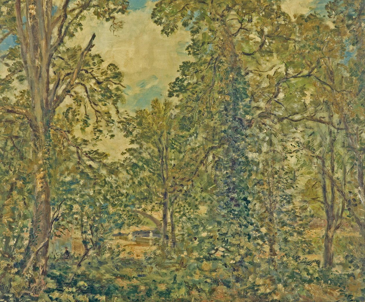Bridgnorth, Shropshire, Edge of a Wood, przed 1912 autorstwa Philip Wilson Steer