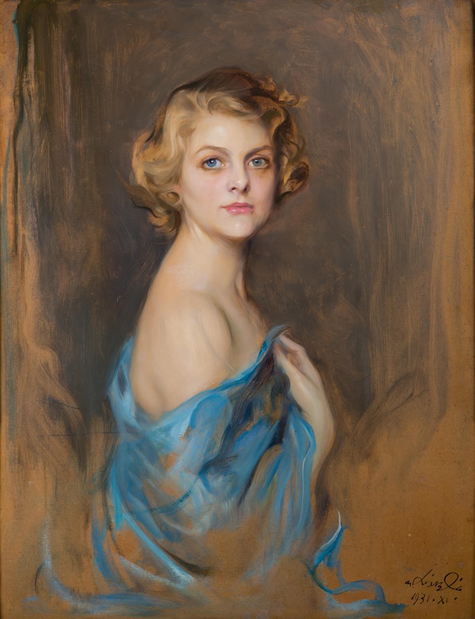 Portret pani Theodore P. Grosvenor (z domu Anita Strawbridge, 1901-1987) autorstwa Philip de László