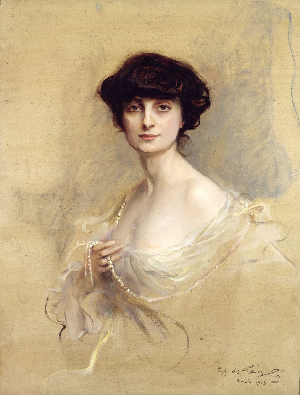 Anna de Noailles (1876-1933) 1913 (olej na płótnie) autorstwa Philip Alexius de Laszlo