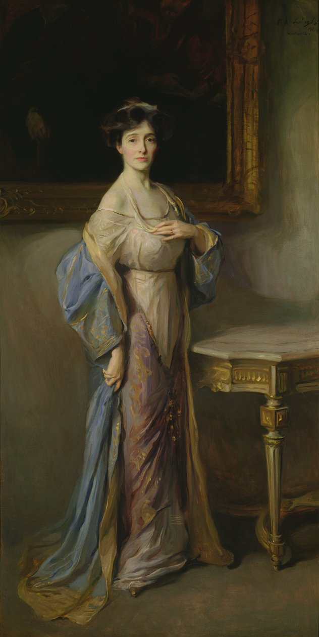 Hrabina Fitzwilliam, żona 7. hrabiego Fitzwilliam autorstwa Philip Alexius de Laszlo
