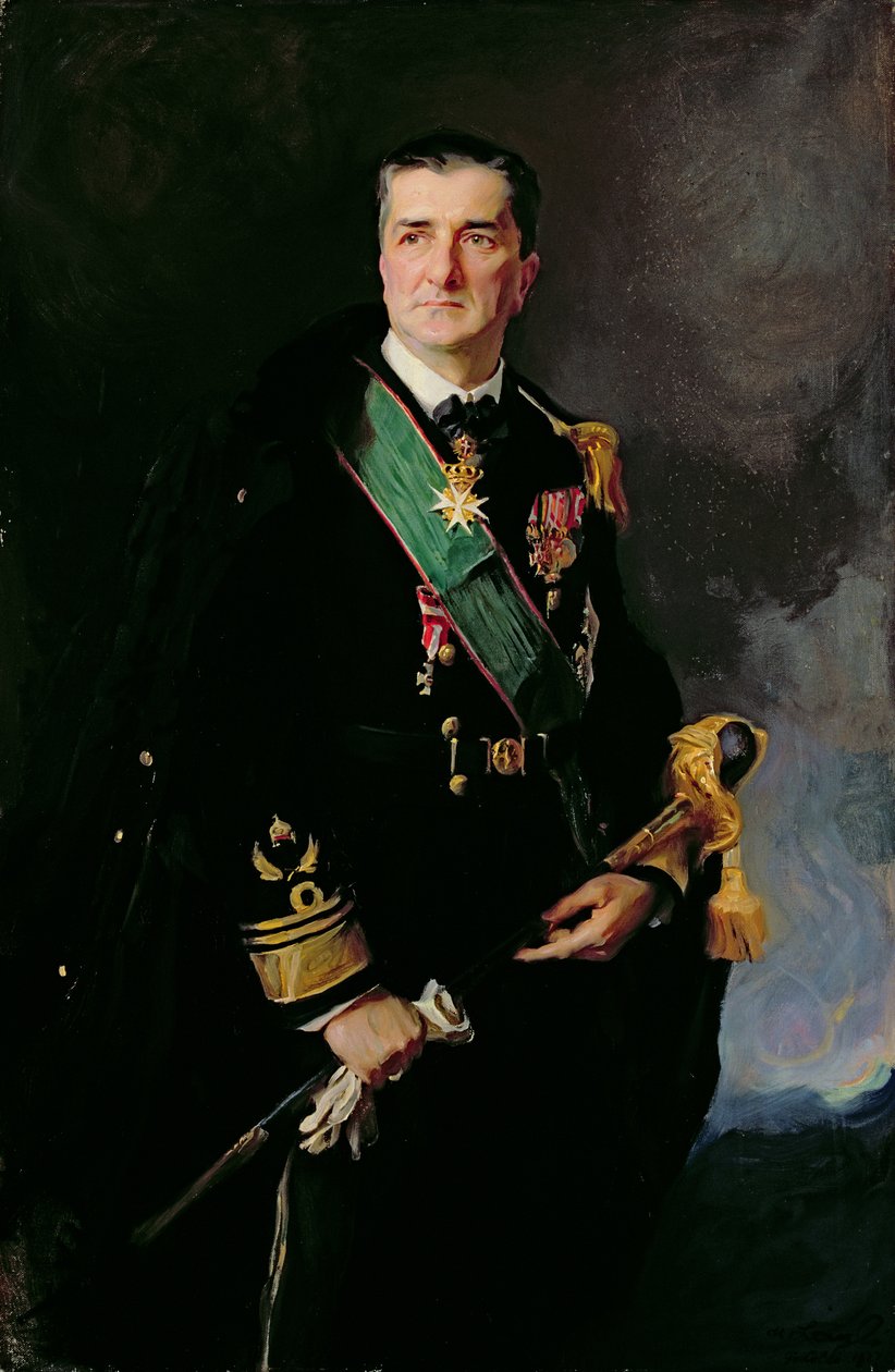 Miklos Horthy de Nagbanya (olej na płótnie) autorstwa Philip Alexius de Laszlo
