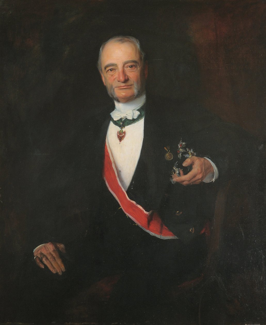 Portret Bohuslava, hrabiego Chotka z Chotkowa i Wognina 1829-1896, ok. 1930 r. 1870. autorstwa Philip de László