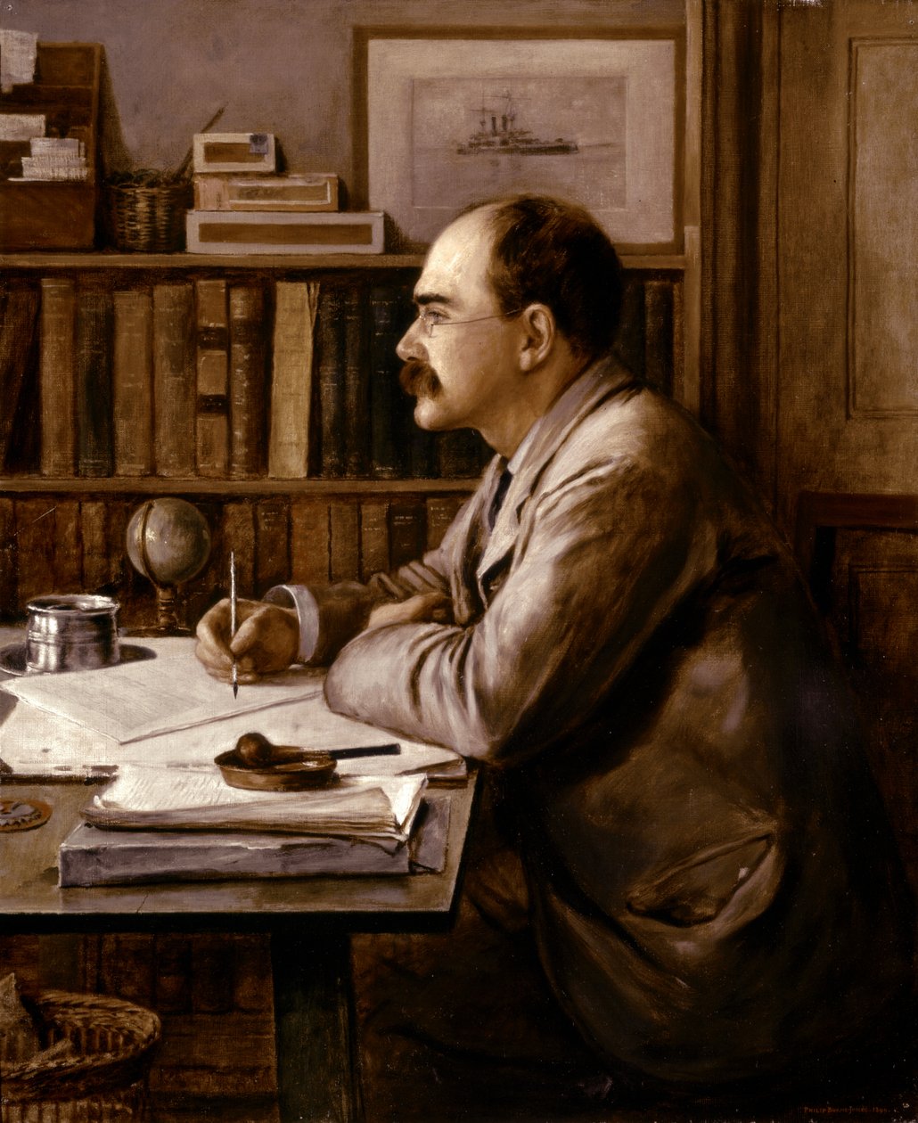 Rudyard KIPLING, Portret 1899 (olej na płótnie) autorstwa Philip Burne Jones