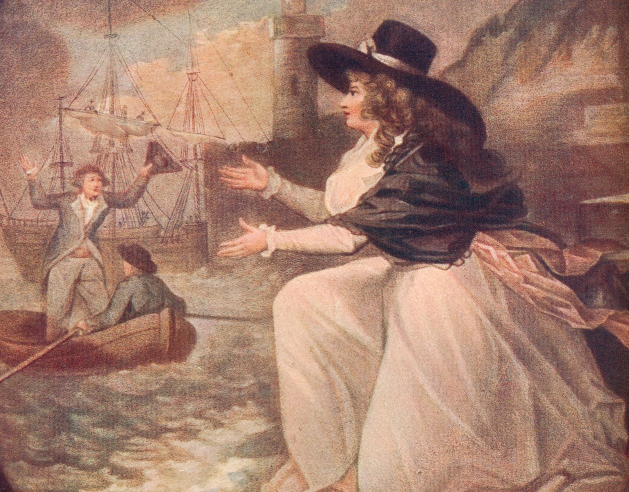 Wzajemna radość, czyli statek w porcie, c1788, 1906 autorstwa Philip Dawe