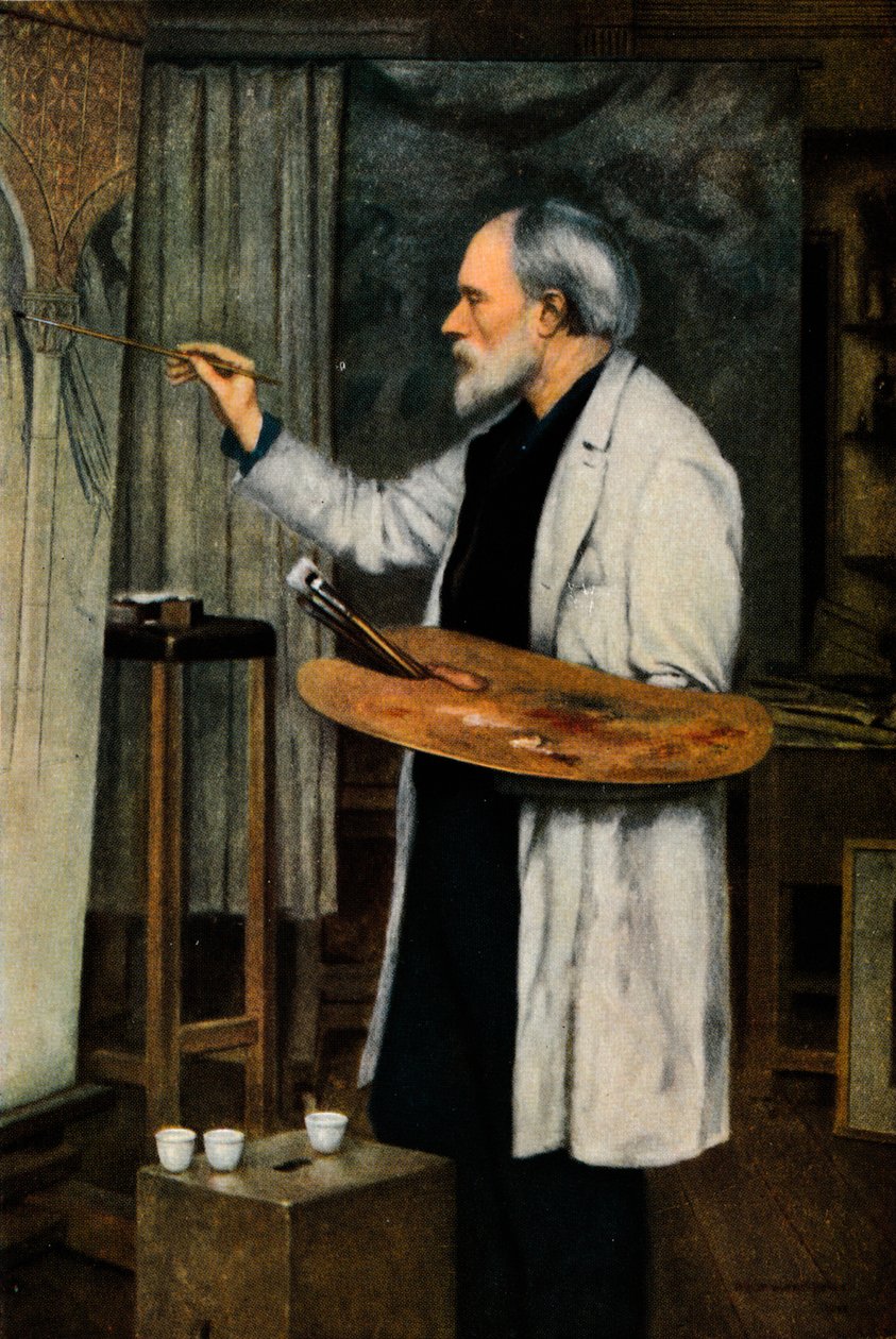 „Sir Edward Burne-Jones”, 1898, 1917 autorstwa Philip Edward Burne Jones