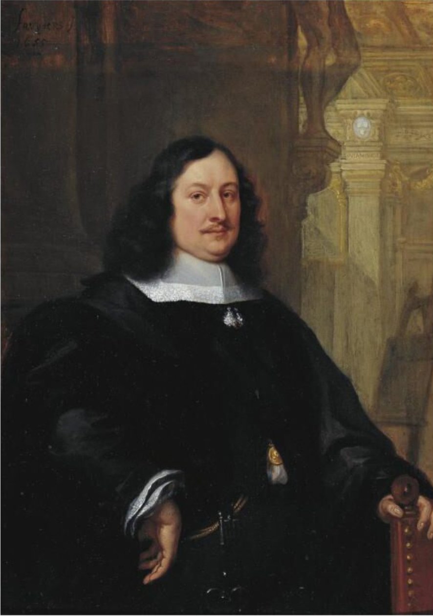 Portret Dawida II Teniersa autorstwa Philip Fruytiers