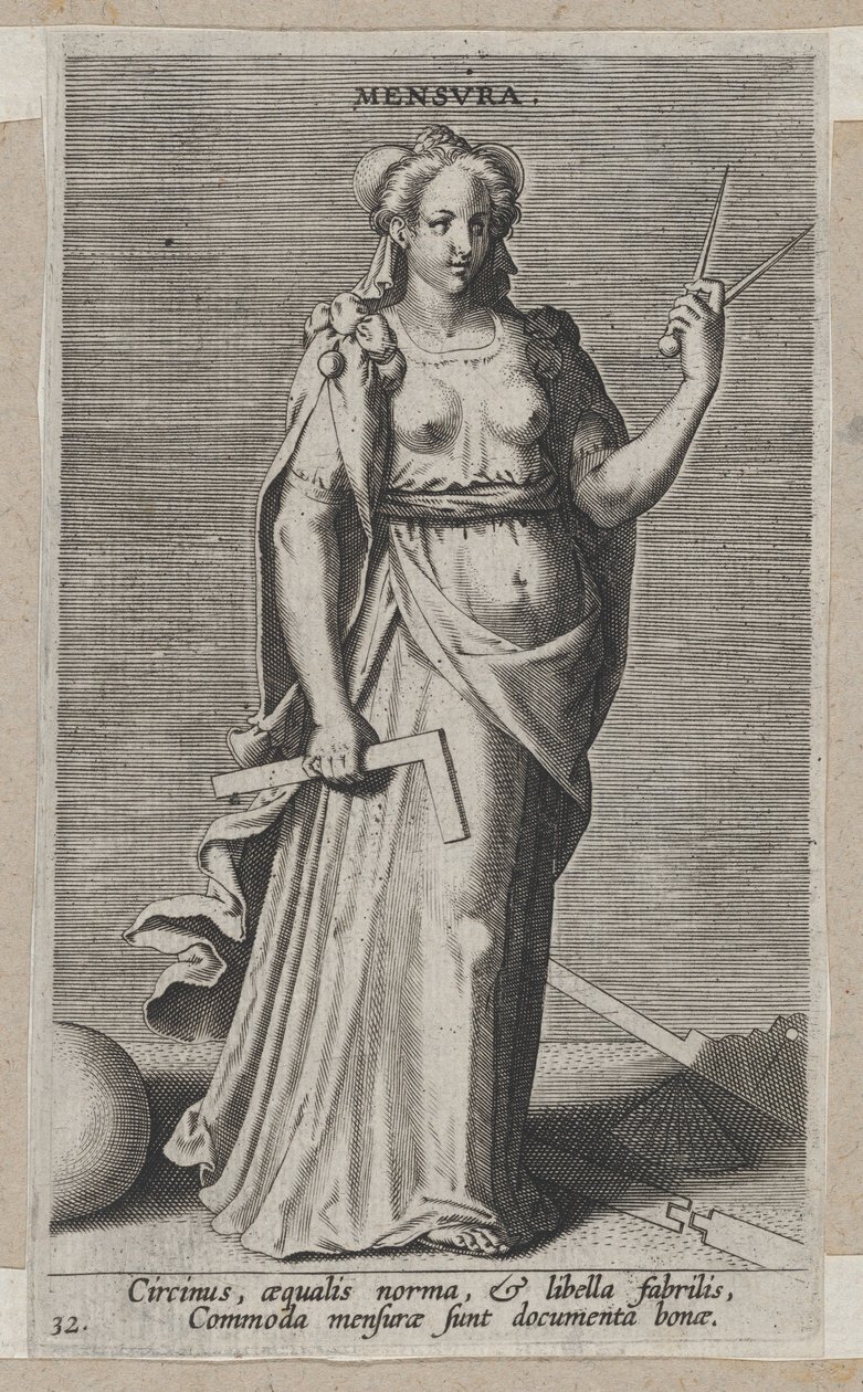 Środek, z Prosopographia, ca. 1585-90, ca. 1585-90. autorstwa Philip Galle