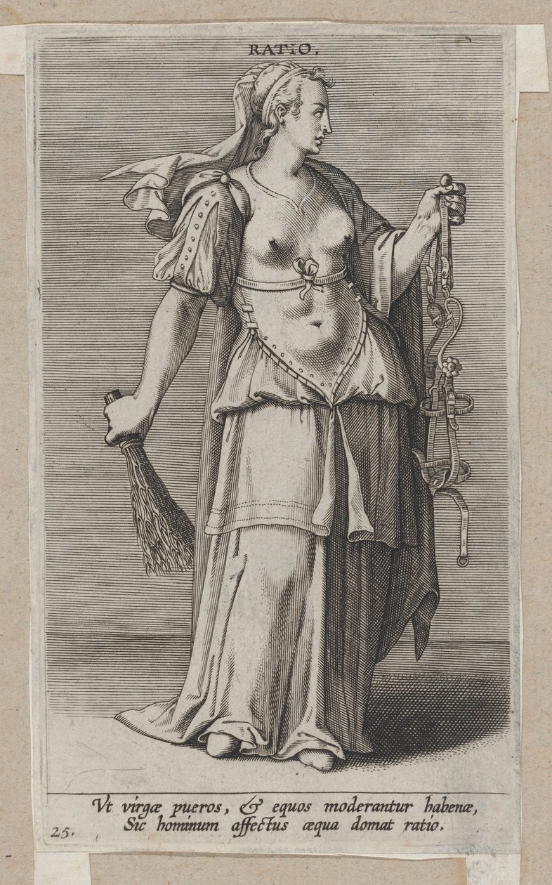 Ratio, z Prosopographia, ca. 1585-90., ca. 1585-90. autorstwa Philip Galle
