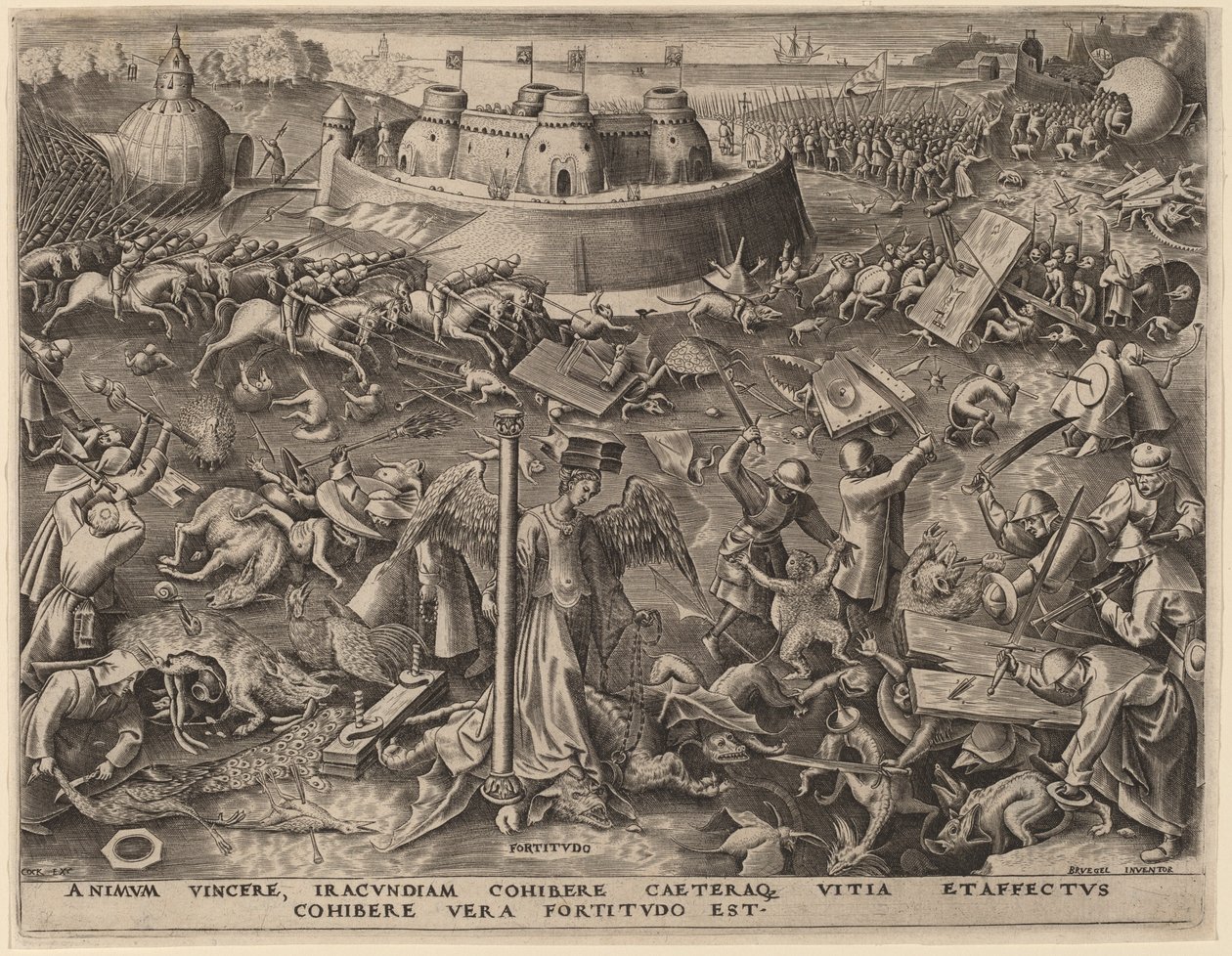 Hart autorstwa Philip Galle after Pieter Bruegel the Elder