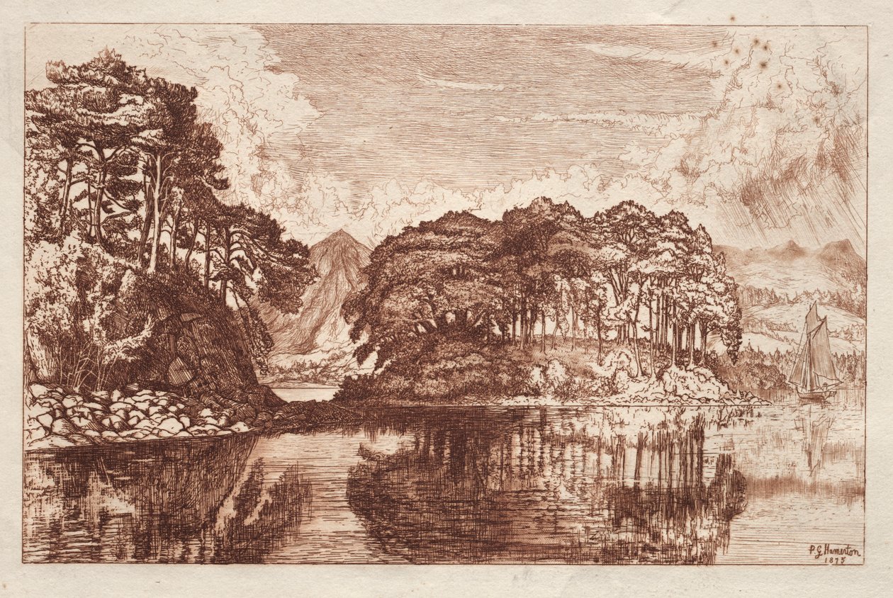 Jezioro autorstwa Philip Gilbert Hamerton