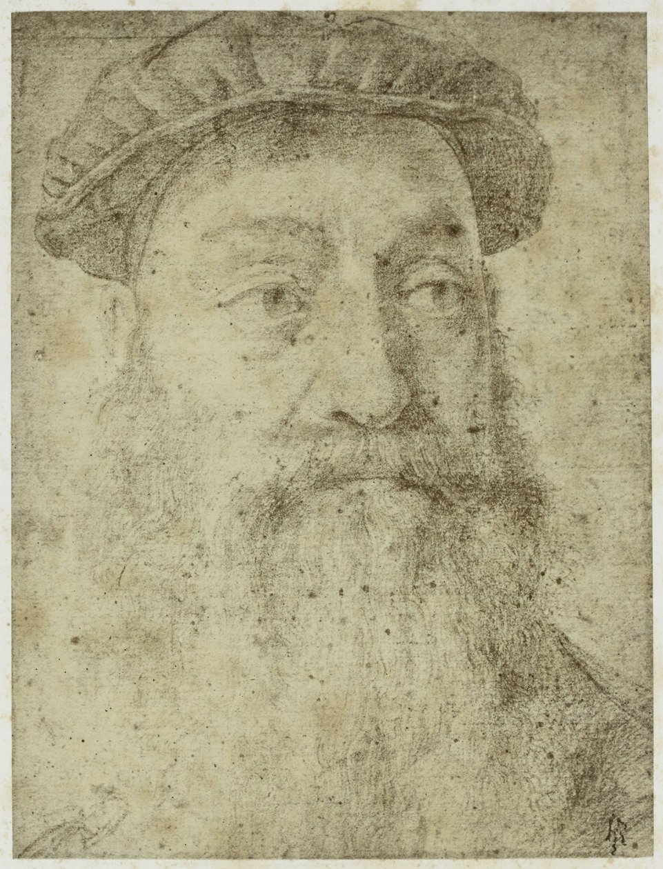 Zdjęcie z „Studium do portretu Stefano Colonny” Bronzino autorstwa Philip Henry Delamotte