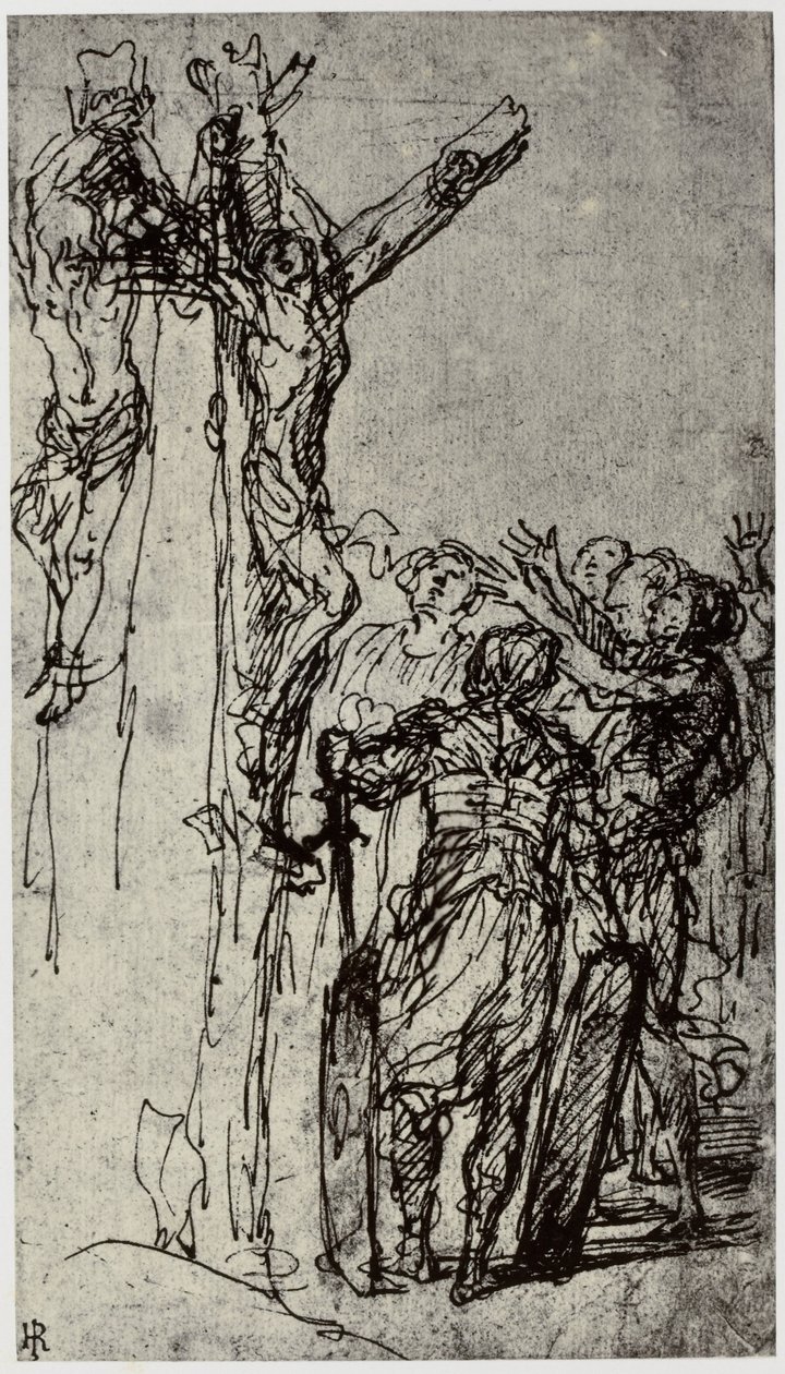 Salvator Rosa, Śmierć Polikratesa autorstwa Philip Henry Delamotte