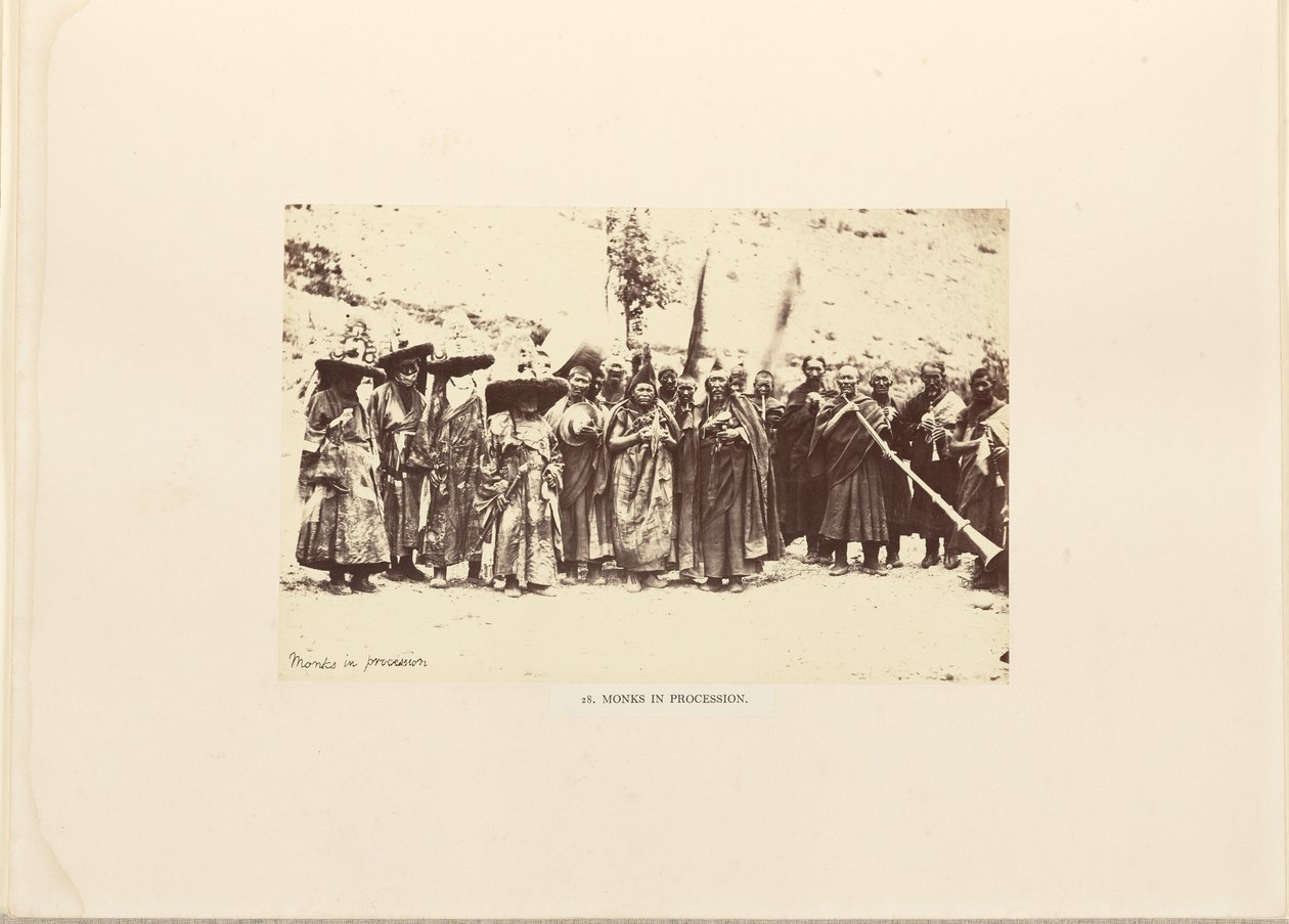 Mnisi w procesji autorstwa Philip Henry Egerton