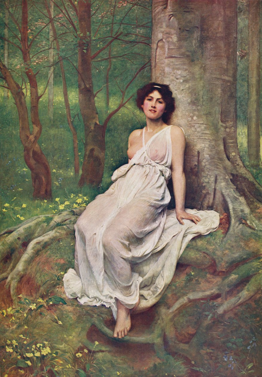 Wiosna, ok. 1897, ok. 1900 autorstwa Philip Hermogenes Calderon
