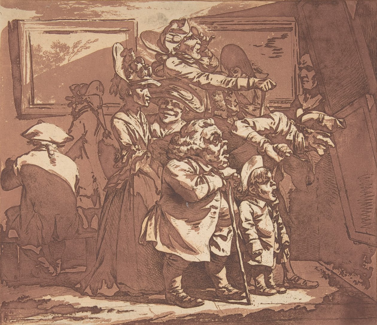 Wystawa, 29 stycznia 1776, 29 stycznia 1776. autorstwa Philip James de Loutherbourg