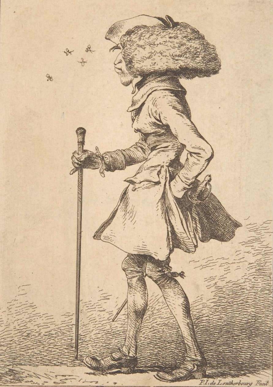 Z Warwick Lane, 1 maja 1790 r., 1 maja 1790 r. autorstwa Philip James de Loutherbourg