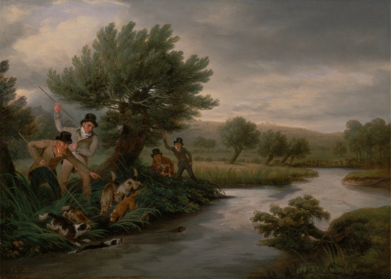 Włócznia wydry autorstwa Philip Reinagle