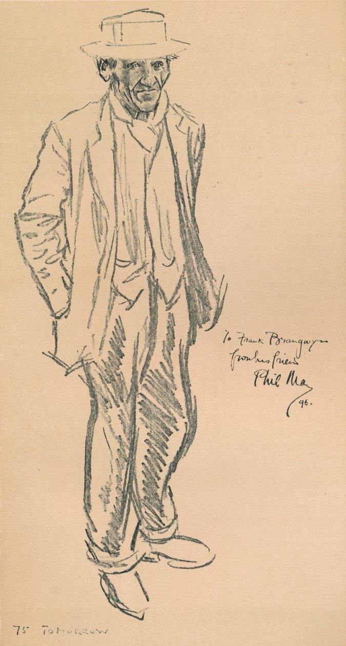 Autoportret Phila May, 1896, 1903 autorstwa Philip William May