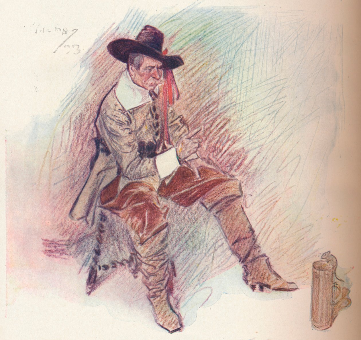 Intruz, c1899, 1903 autorstwa Philip William May
