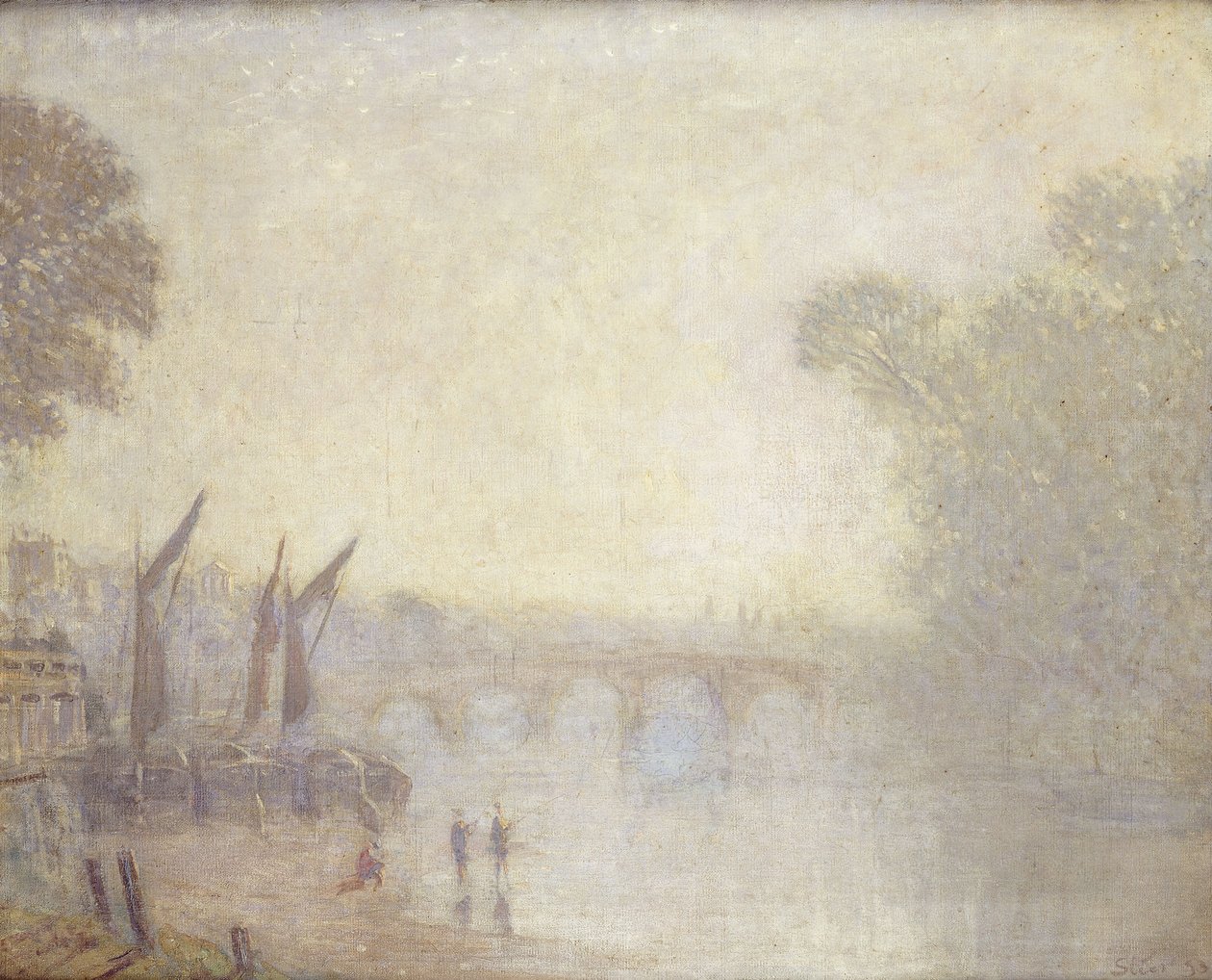 Klasyczny krajobraz, Richmond, Surrey autorstwa Philip Wilson Steer