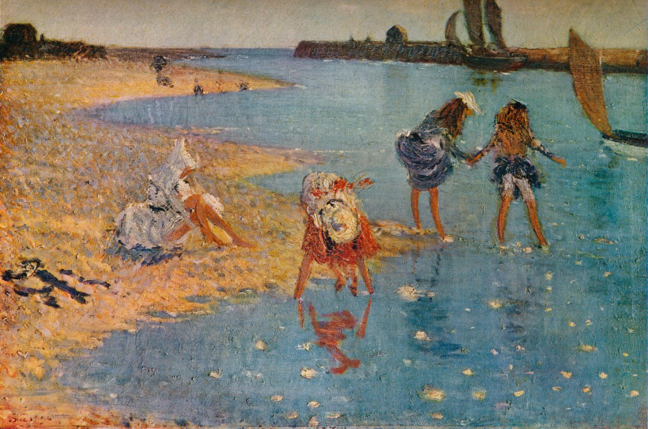 Dzieci wiosłujące, 1891 1930 autorstwa Philip Wilson Steer