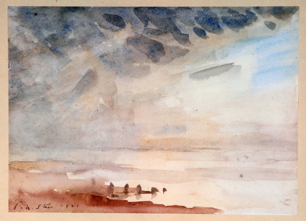 Pochmurny dzień, Whitstable autorstwa Philip Wilson Steer