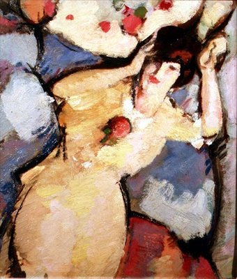 Dziewczyna leżąca na sofie autorstwa Philip Wilson Steer
