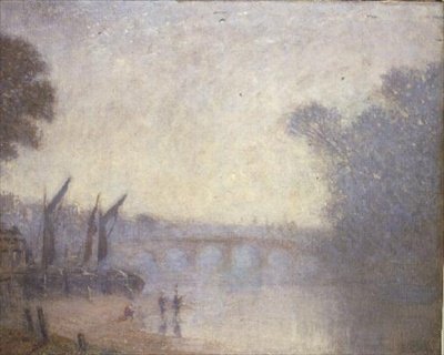 Richmond Bridge w Richmond, Surrey autorstwa Philip Wilson Steer
