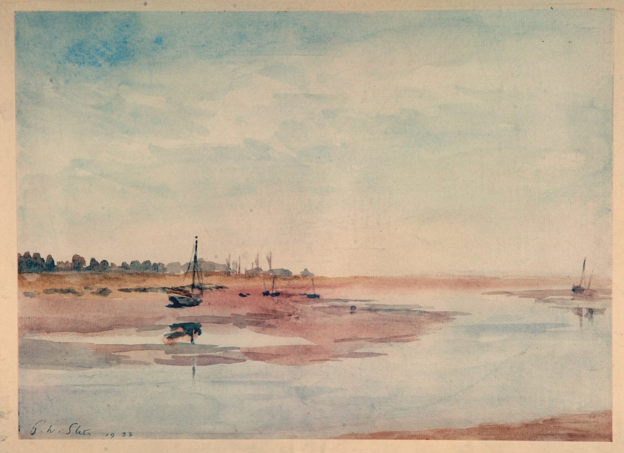 Opuszczone łodzie rybackie, Maldon autorstwa Philip Wilson Steer