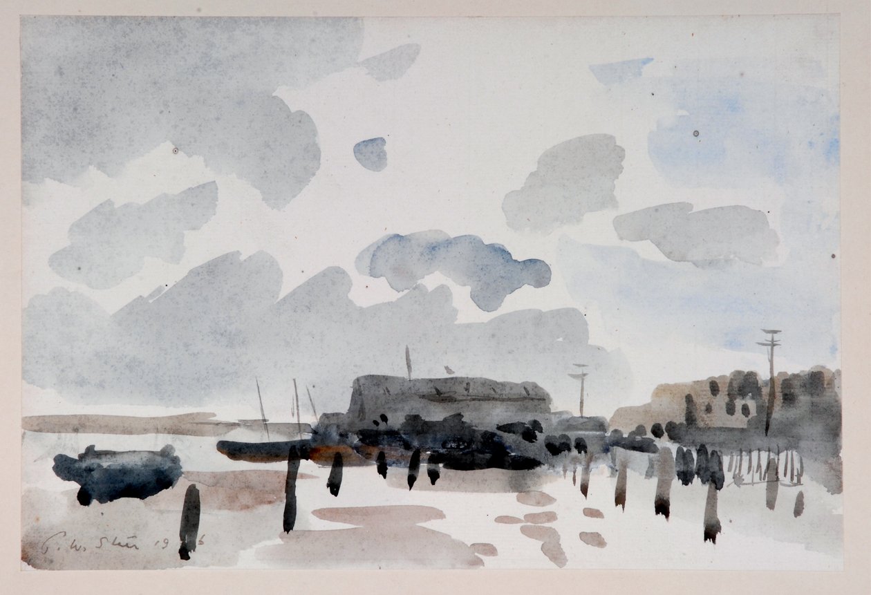 Nabrzeże, Shoreham autorstwa Philip Wilson Steer