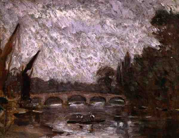 Tamiza w Richmond (olej na pokładzie) autorstwa Philip Wilson Steer