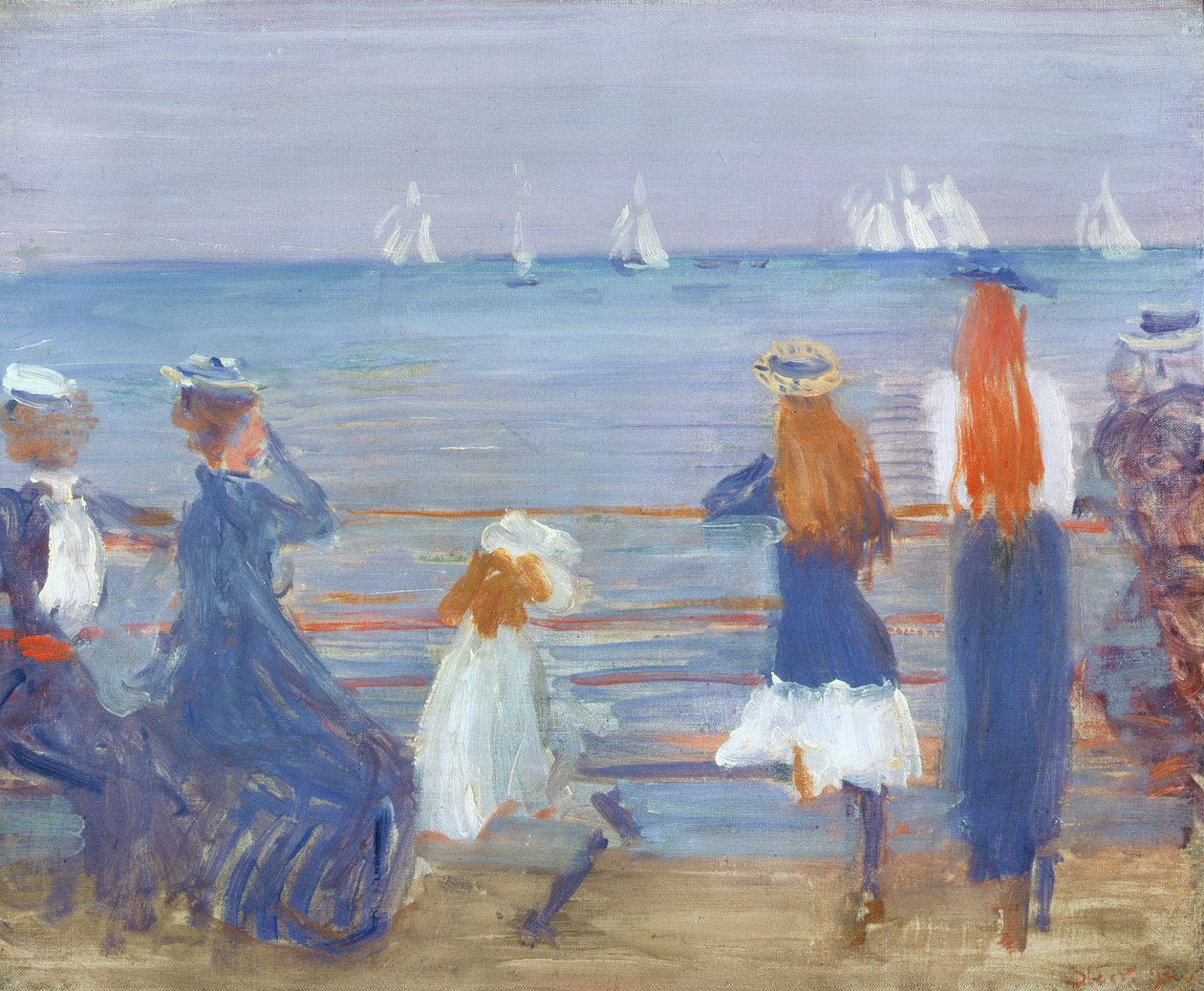 Oglądanie regat Cowes, 1892 autorstwa Philip Wilson Steer