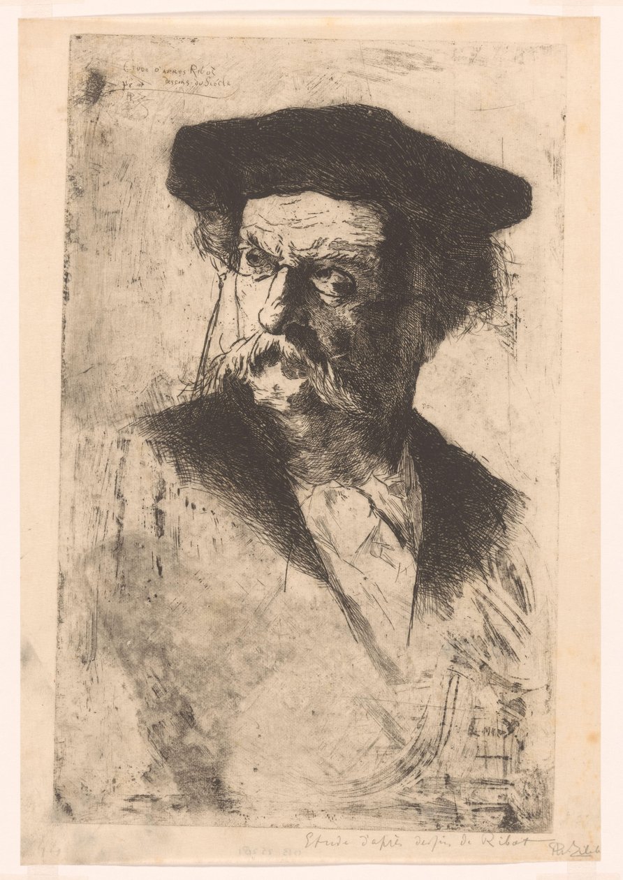 Portret mężczyzny autorstwa Philip Zilcken (signed by artist)