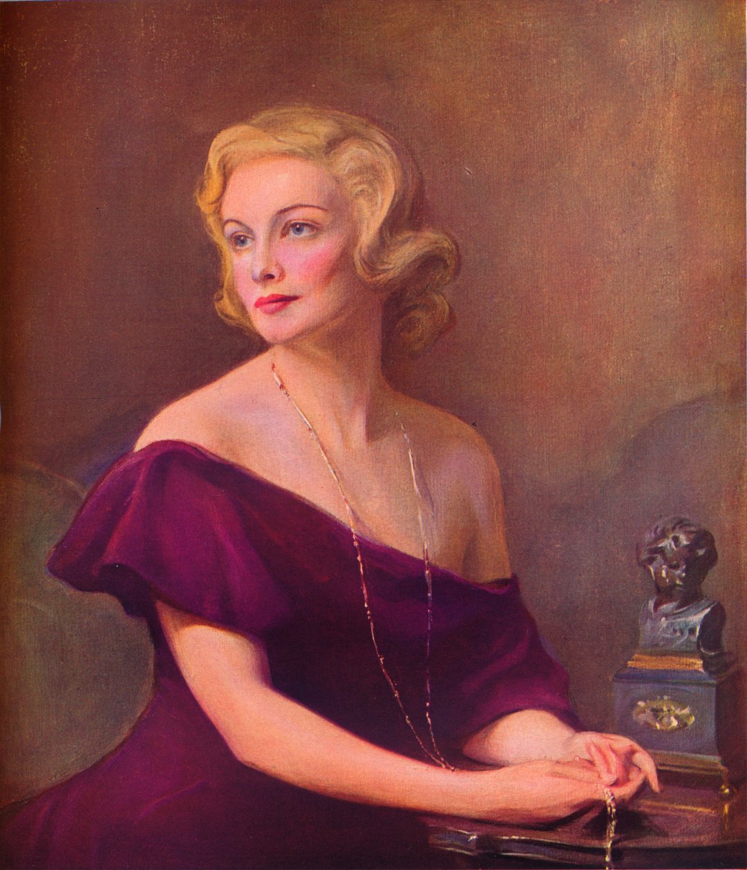 Portret Madeleine Carroll, 1935, 1936. autorstwa Philip de László