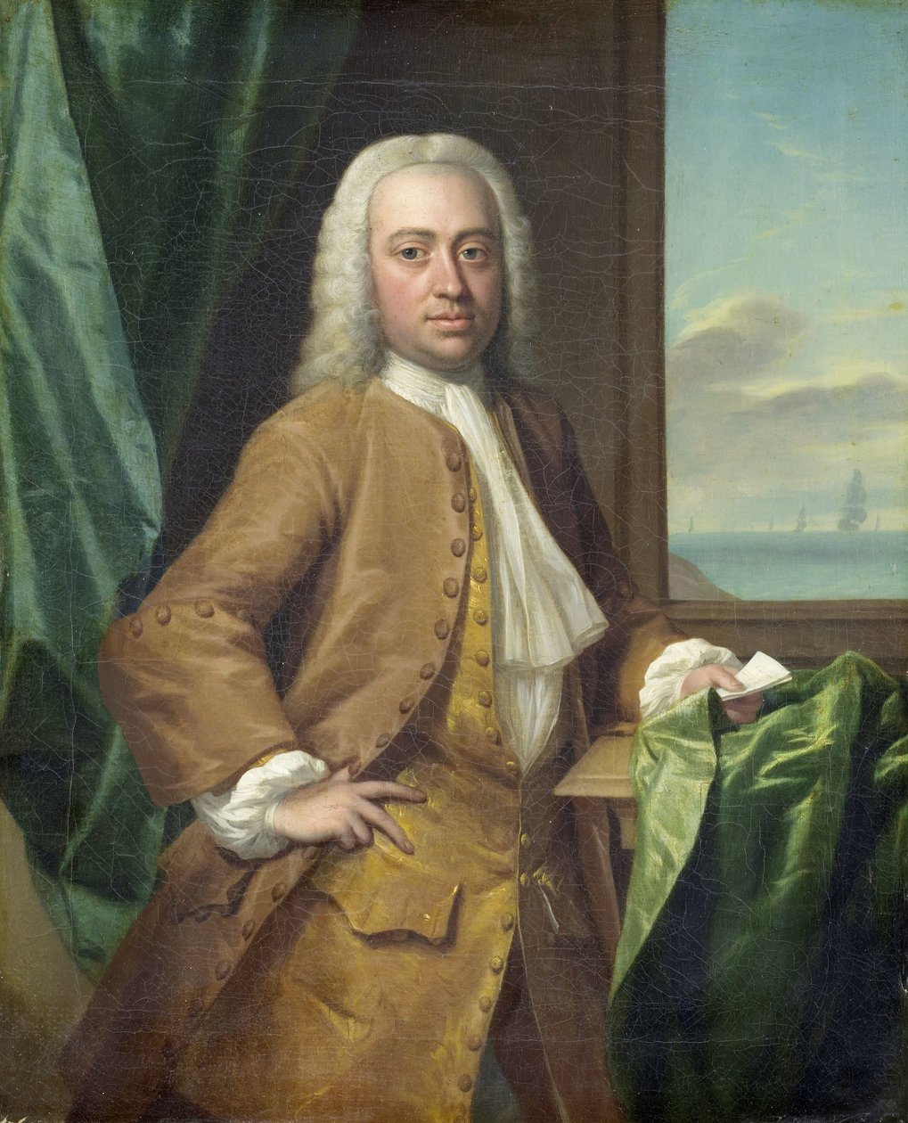 Isaac Parker (1702-55), kupiec Middelburg autorstwa Philip van Dijk