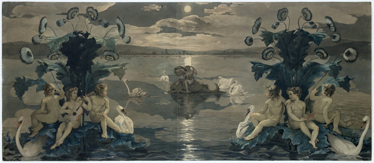 Morska podróż Ariona, 1809 autorstwa Philipp Otto Runge