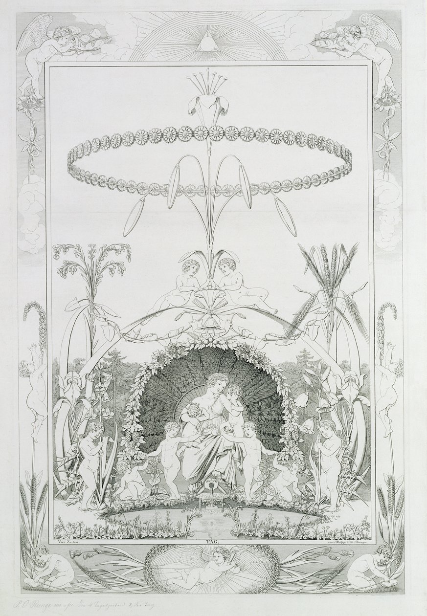 Dzień, 1805 autorstwa Philipp Otto Runge