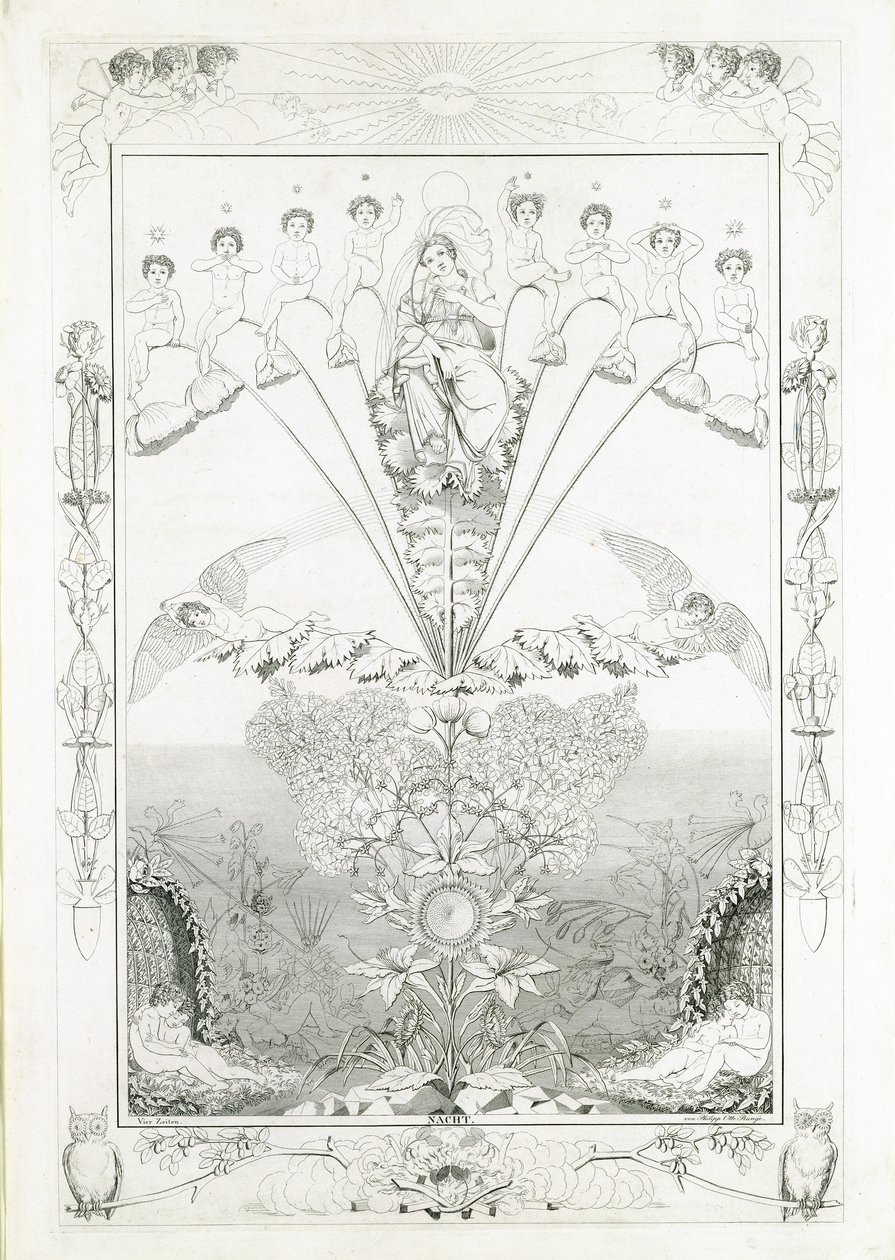 Noc, 1805 r. autorstwa Philipp Otto Runge
