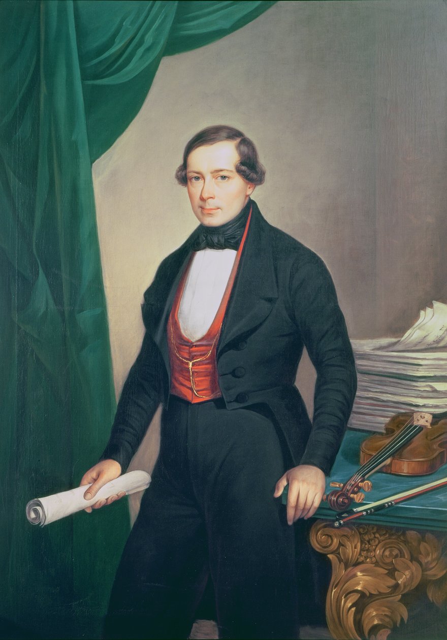 Joseph Lanner (1801-43) Kompozytor i twórca współczesnego walca wiedeńskiego autorstwa Philipp Steidler
