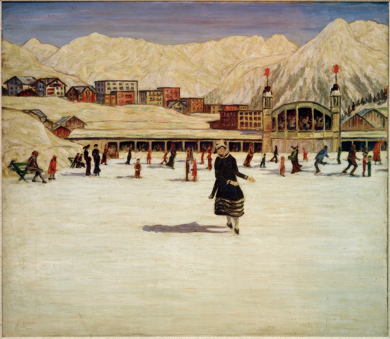Lodowisko w Davos autorstwa Philipp Bauknecht