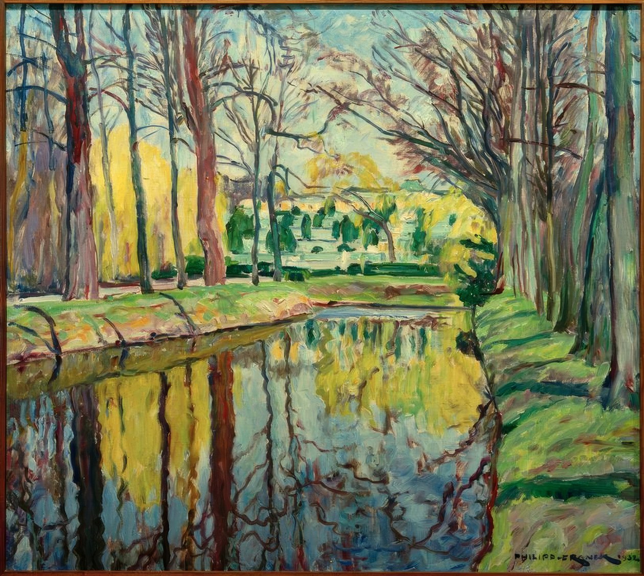 Widok na Pałac Sanssouci autorstwa Philipp Franck