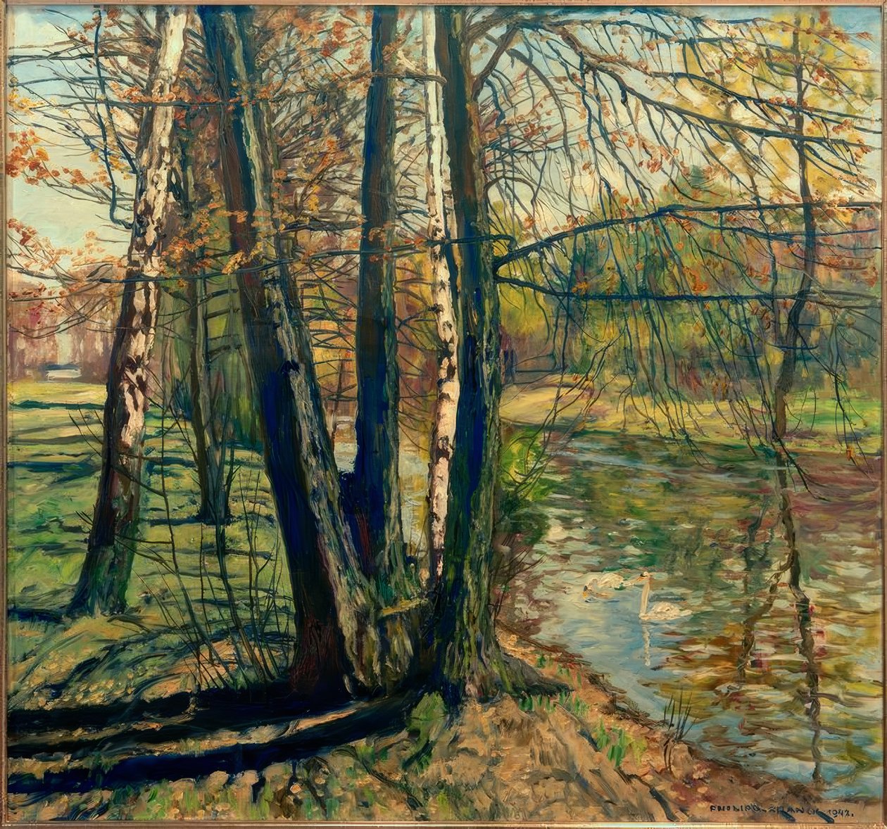 Wiosna w Hasengraben autorstwa Philipp Franck