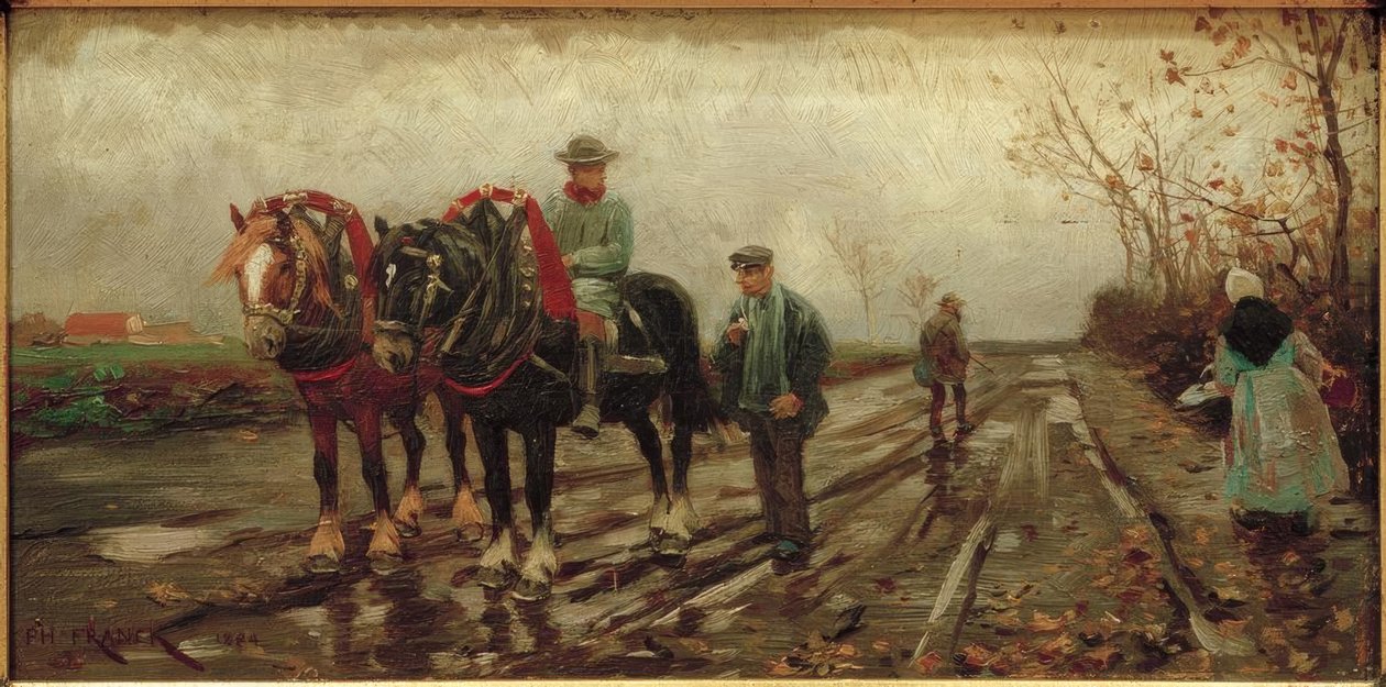 Drużyna koni autorstwa Philipp Franck