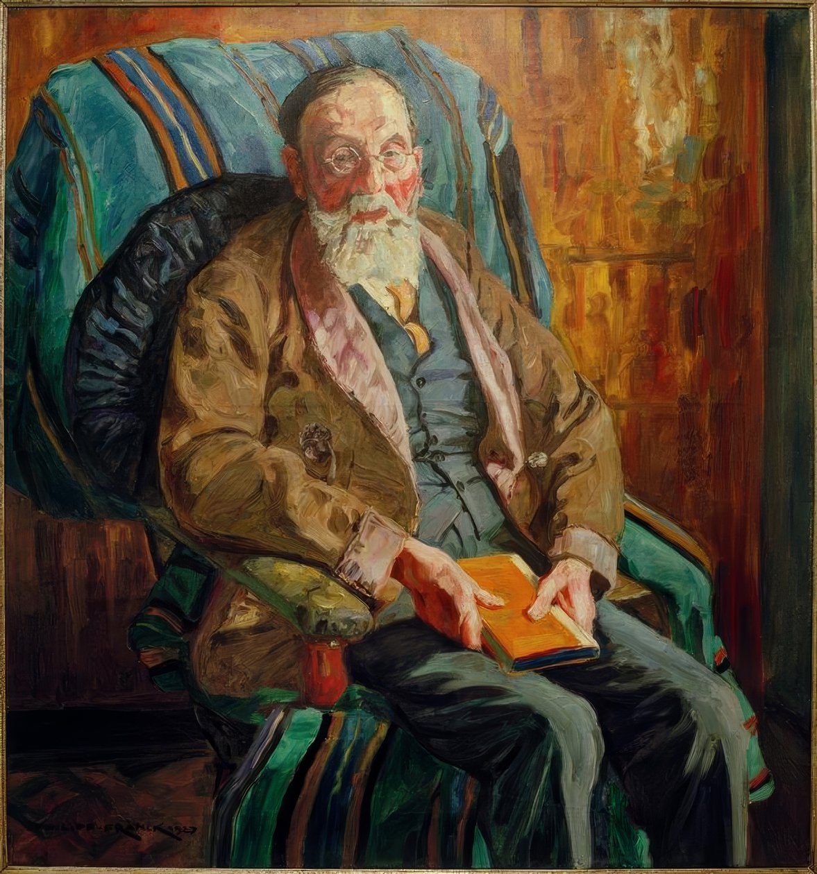 Portret historyka Alberta Ruppersberga autorstwa Philipp Franck