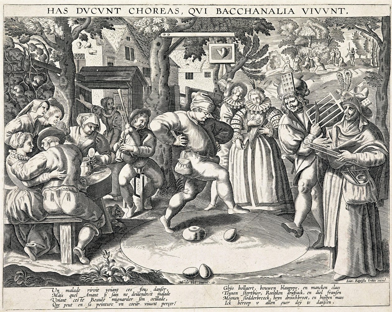 Taniec jajeczny, ok. 1580. autorstwa Philipp Galle