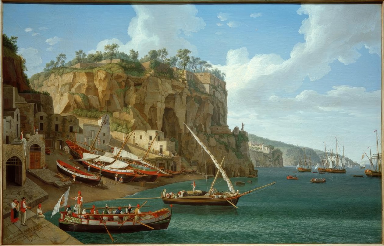 J.Ph. Hackert, Marina Piccola w Sorrent / Gem., 1794 autorstwa Philipp Hackert